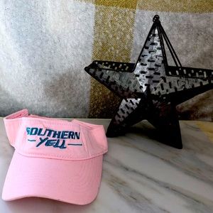 Pale pink visor